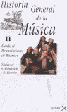 HISTORIA GENERAL MUSICA II