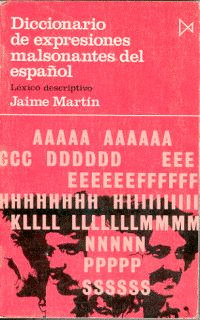 DICCIONARIO EXPRESIONES MALSONANTES