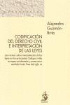 CODIFICACION DEL DERECHO CIVIL E INTERPRETACION LEYES