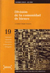 DIVISION DE LA COMUNIDAD DE BIENES (ACCIONES CIVILES. LEC 2000)