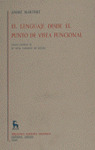 BRHE150. EL LENGUAJE DESDE EL PUNTO DE VISTA FUNCIONAL