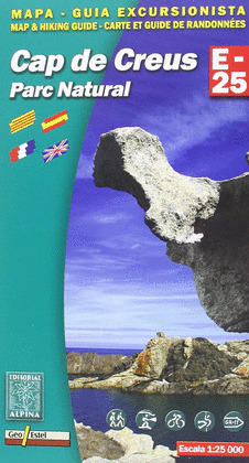 CAP DE CREUS 1:25.000 PARC NATURAL -ALPINA E-25