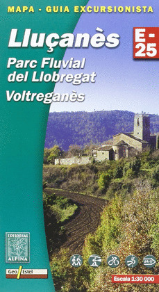 LLUÇANÈS. PARC FLUVIAL DEL LLOBREGAT. VOLTREGANÈS (1:30.000)