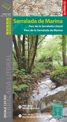 SERRALADA DE MARINA 1:25.000 -ALPINA