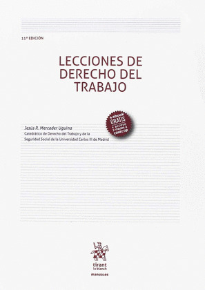 LECCIONES DE DERECHO DEL TRABAJO 11ª EDICION 2018