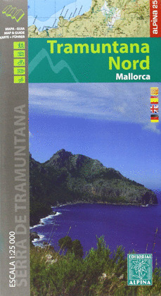 TRAMUNTANA NORD 1:25.000 MALLORCA -ALPINA
