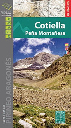 COTIELLA 1:25.000 PEÑA MONTAÑESA -ALPINA