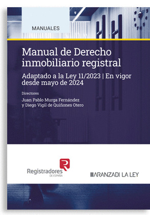MANUAL DE DERECHO INMOBILIARIO REGISTRAL (DIGITAL)