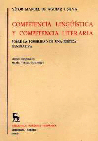BRHE307. COMPETENCIA LINGUISTICA Y COMPETENCIA LITERARIA