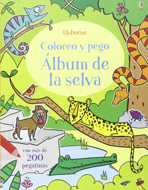 COLOREO Y PEGO ÁLBUM DE LA SELVA
