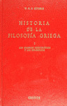 GM25/01. Hª FILOSOFIA GRIEGA (I). 1ºS PRESOCRATICOS Y PITAGO