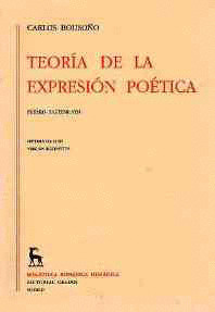 TEORIA DE LA EXPRESION POETICA