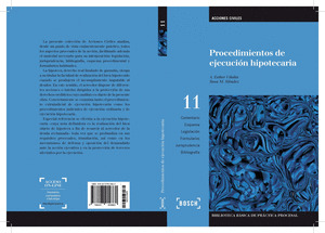 PROCEDIMIENTOS DE EJECUCION HIPOTECARIA 4ª ED.- BB