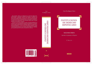INSTITUCIONES DE DERECHO HIPOTECARIO II