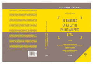 EL EMBARGO EN LA LEY DE ENJUICIAMIENTO CIVIL, 2ª E