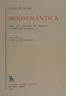BRHM63. MINISEMANTICA (SOBRE LOS LENGUAJES NO VERBALES Y LEN