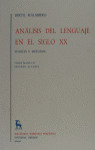 ANALISIS LENGUAJE SIGLO XX (TEORIA Y MET