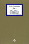 LECCIONES DE DERECHO CANÓNICO