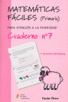 MATEMATICAS FACILES Nº7 PARA ATENCION A LA DIVERSIDAD