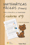 MATEMATICAS FACILES Nº9 PARA ATENCION A LA DIVERSIDAD