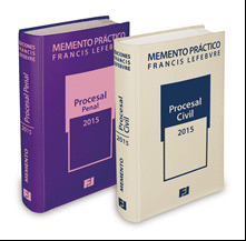 PACK MEMENTO PROCESAL CIVIL 2015 + MEMENTO PROCESAL PENAL 2015