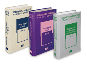 PACK MEMENTO PROCESAL CIVIL 2015 + MEMENTO PROCESAL PENAL 2015 + MEMENTO PROCESA