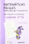 MATEMATICAS FACILES 16, EDUCACION PRIMARIA