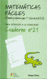 MATEMATICAS FACILES 21, EDUCACION PRIMARIA