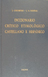 DICIONARIO CRITICO ETIMOLOGICO CASTELLANO E HISPANICO, III (G-MA)