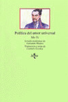 POLÍTICA DEL AMOR UNIVERSAL