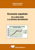 ECONOMIA ESPAÑOLA:DE LA GRAN CRISIS A LA DESIGUAL RECUPERACION