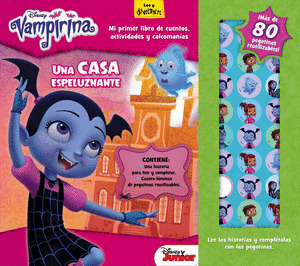 VAMPIRINA. UNA CASA ESPELUZNANTE. CUENTO CON PEGATINAS