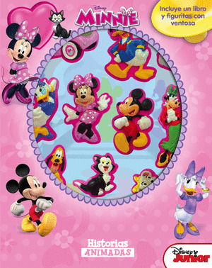 MINNIE. HISTORIAS ANIMADAS. LIBRO Y FIGURITAS CON VENTOSA