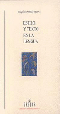 BRHE405. ESTILO Y TEXTO DE LA LENGUA