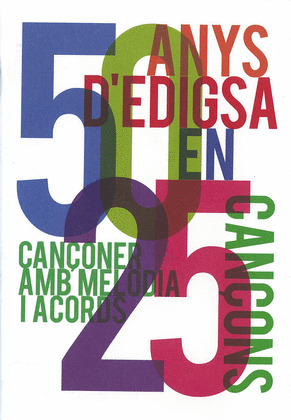 50 ANYS D'EDIGSA EN 25 CANÇONS