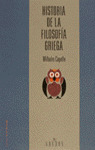 GM41. HISTORIA DE LA FILOSOFIA GRIEGA