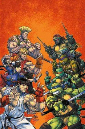 TORTUGAS NINJA VS. STREET FIGHTER NUM. 1 DE 5, LAS