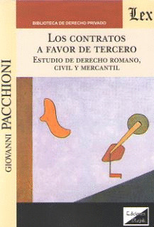 LOS CONTRATOS A FAVOR DE TERCERO
