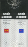 ESTUCHE DICCIONARIO DE USO DEL ESPAÑOL DE MARIA MOLINER 2T