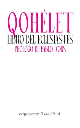 QOHÉLET (LIBRO DEL ECLESIASTÉS)