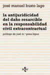 LA ANTIJURIDICIDAD DEL DAÑO RESARCIBLE EN LA RESPONSABILIDAD CIVIL EXTRACONTRACT