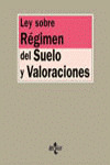 LEY SOBRE REGIMEN DEL SUELO Y LEGISLACIONES
