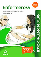 ENFERMERO/A TEMARIO ESPECIFICO VOLUMEN 2 SERGAS  2014