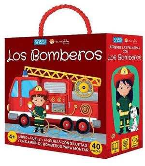 CAJA APRENDE LAS PALABRAS CON LOS BOMBEROS