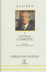 OBRAS ESCOGIDAS I. NOVELA COMPLETA