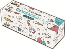 PINTA ROLLO: DESENRROLLA EL OCÉANO (5 METROS PARA COLOREAR Y 4 LÁPICES DE COLORES)