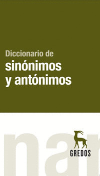 DICCIONARIO DE SINONIMOS Y ANTONIMOS MARIA MOLINER