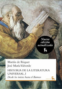 HISTORIA DE LA LITERATURA UNIVERSAL I: DESDE LOS INICIOS HASTA EL BARROCO