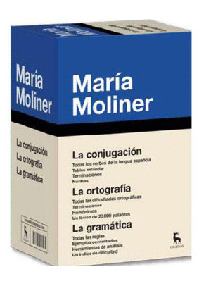 ESTUCHE MARÍA MOLINER ESENCIAL: LA CONJUGACIÓN. LA ORTOGRAFÍA. LA GRAMÁTICA
