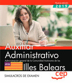 AUXILIAR ADMINISTRATIVO. ADMINISTRACION GENERAL DE LA COMUNIDAD AUTONOMA DE LAS